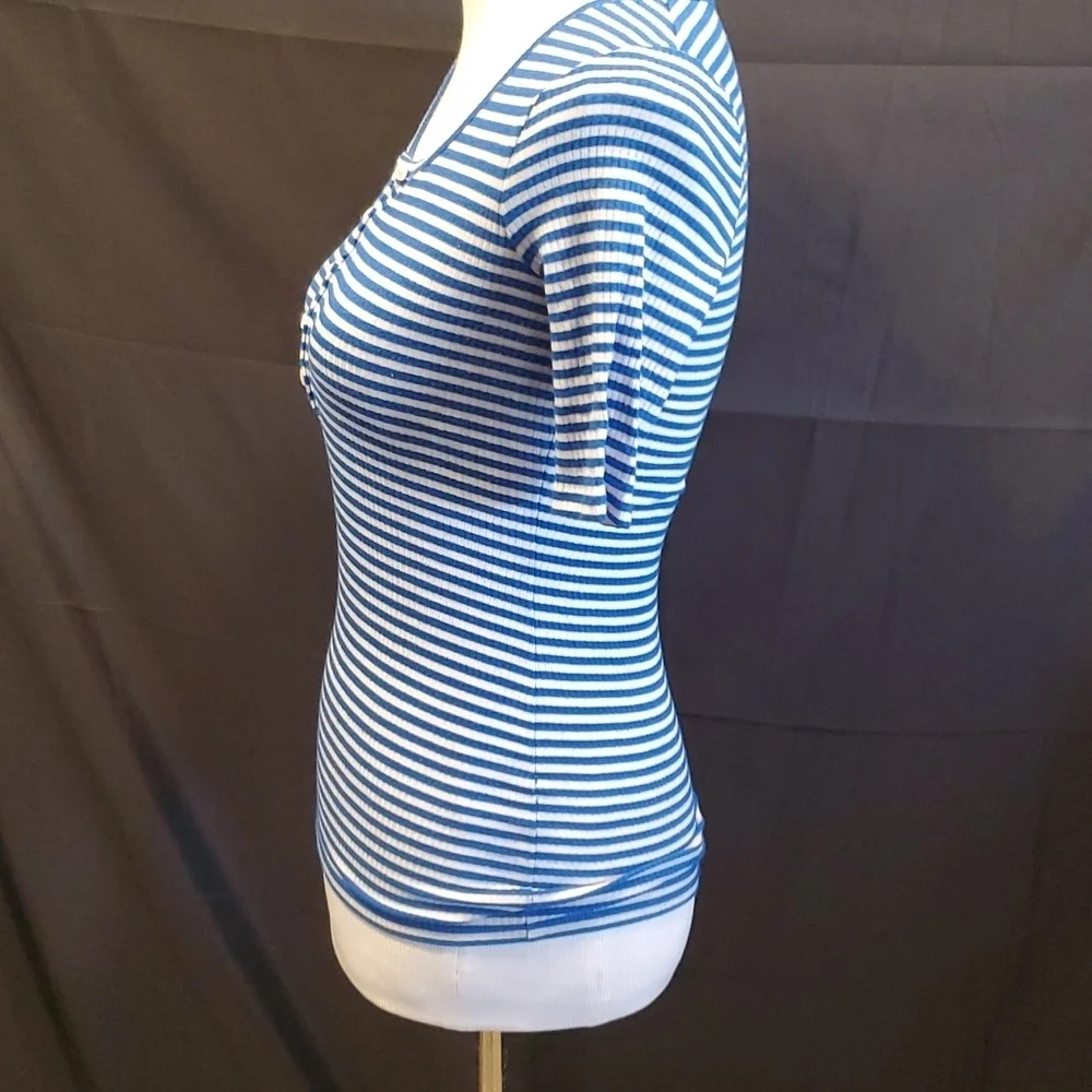 J.Crew Stripe Top SZ XXS - Picture 3 of 7